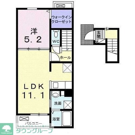 ラフレシールの物件間取画像